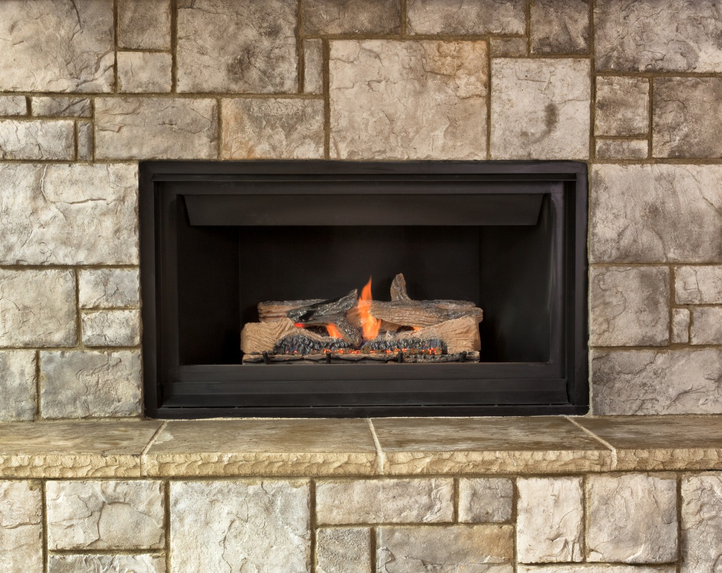 Wood Burning Fireplace