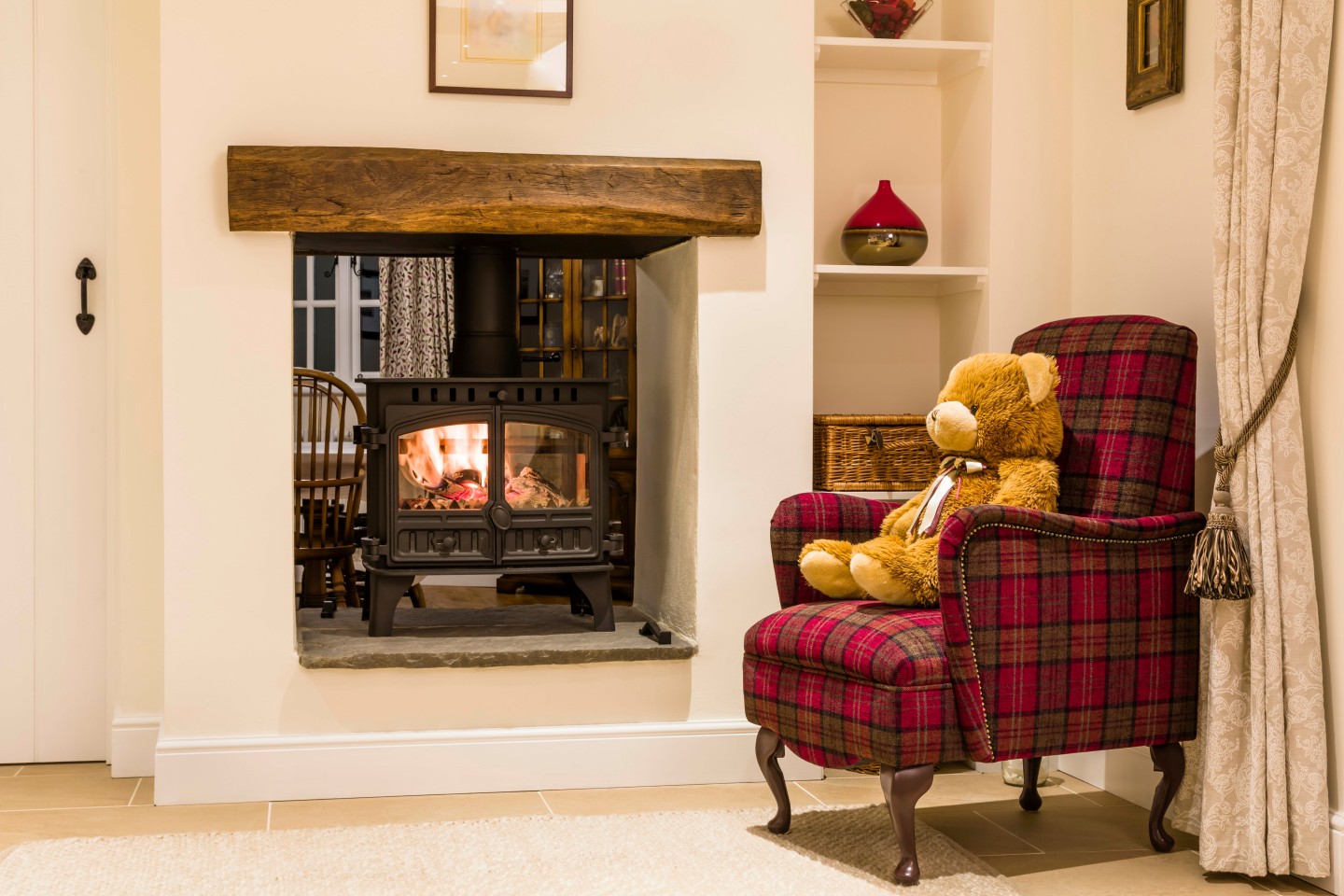 Double Sided Fireplace
