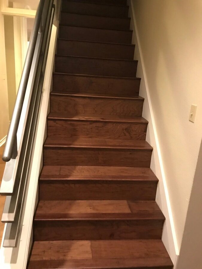 wooden stairs remodel